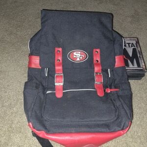 Black and Red Backpack